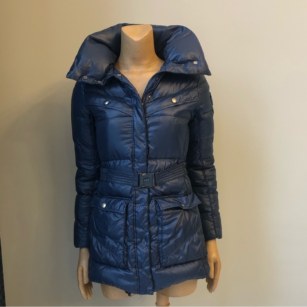 add Down Parka, Sz 4-small Midnight Blue